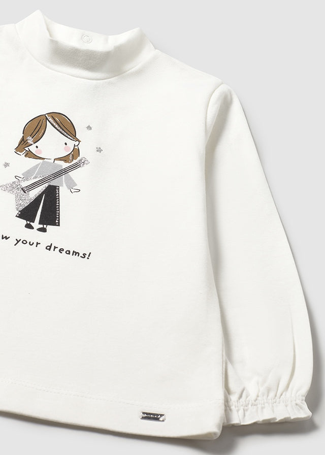 Camiseta semicisne muñeca bebé