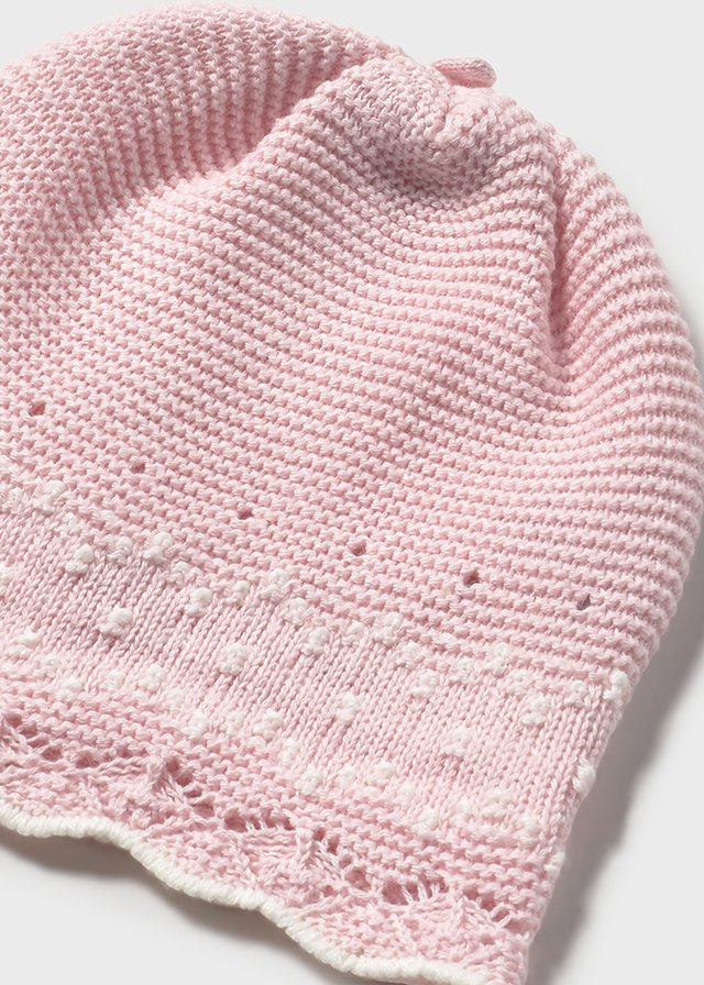 Conjunto tricot rosa