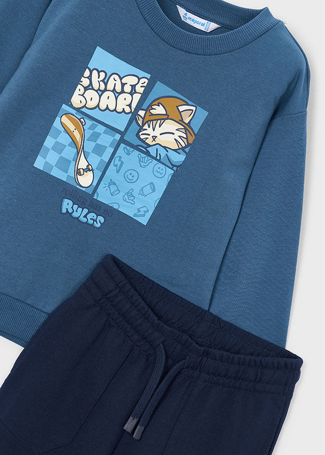 Chándal niño azul