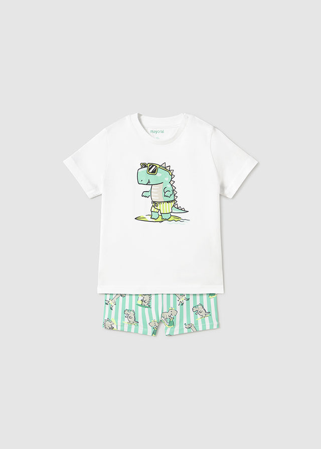 Conjunto baño dinosaurio