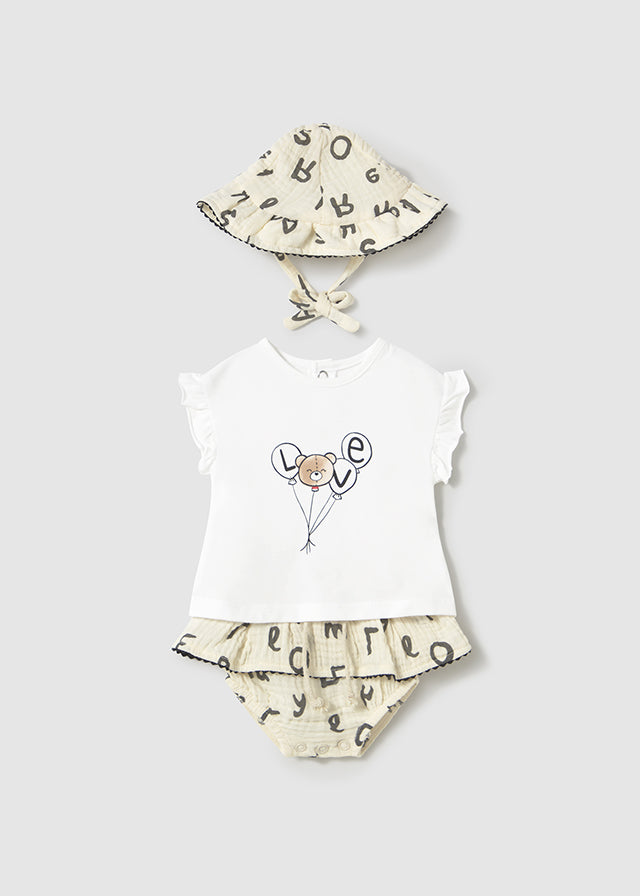 Conjunto falda osito