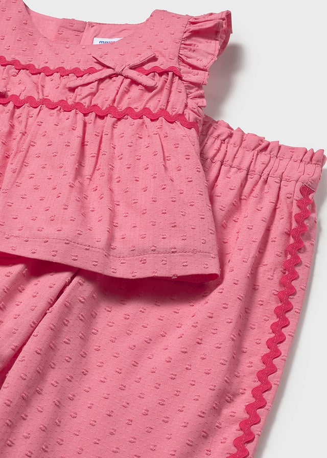 Conjunto topitos rosa