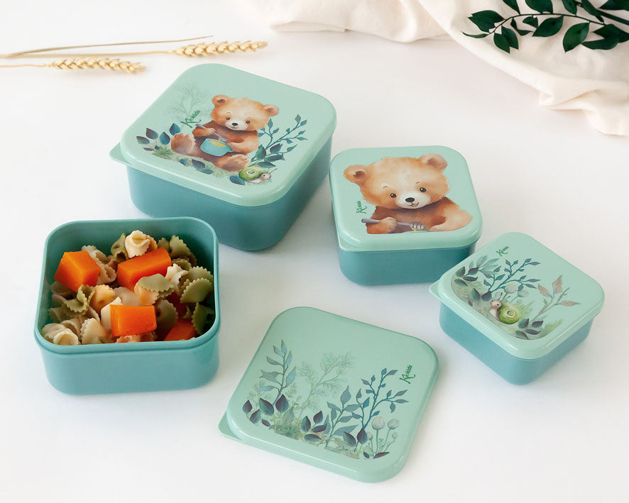 Set 5 recipientes oso