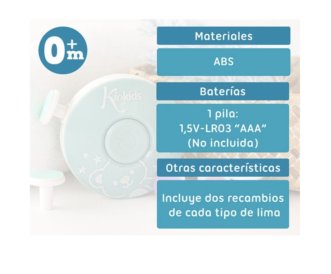 Manicura eléctrica kiokids
