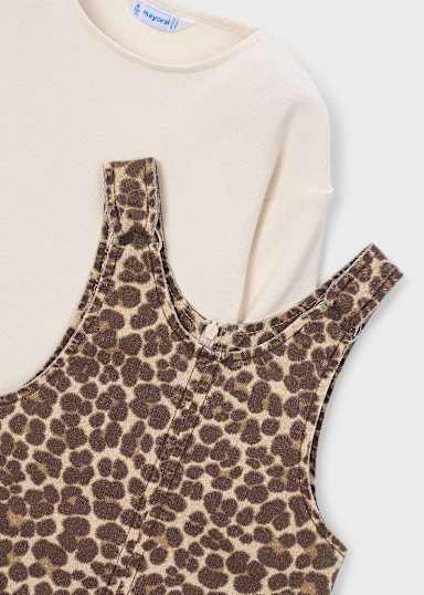 Camiseta con peto niña