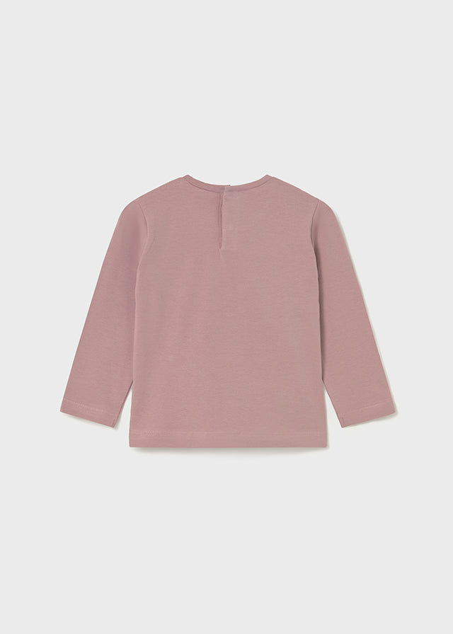 Camiseta lazo rosa
