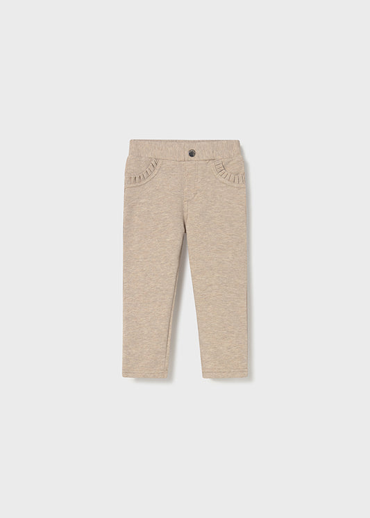 Pantalón básico beige