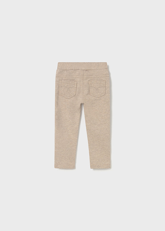 Pantalón básico beige