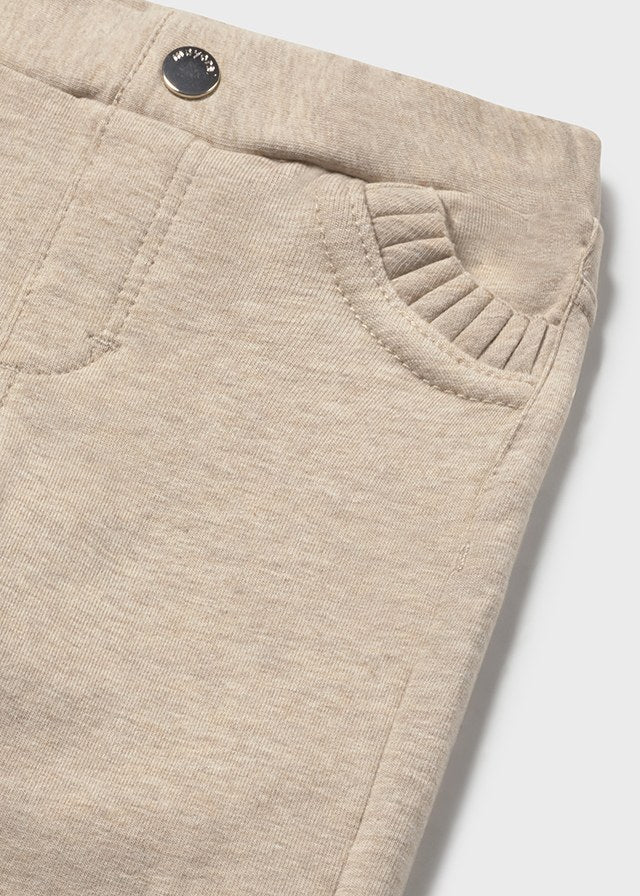 Pantalón básico beige