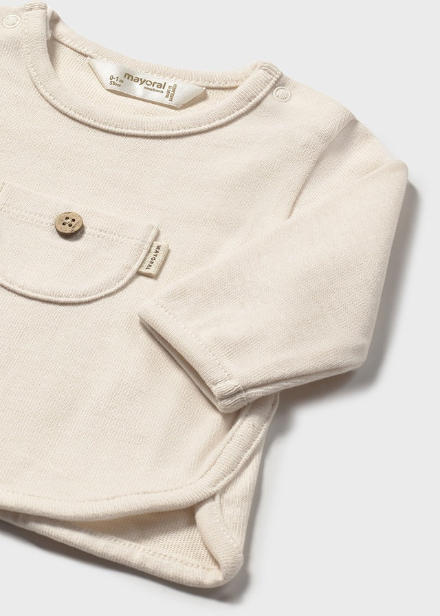 Camiseta beige bebe