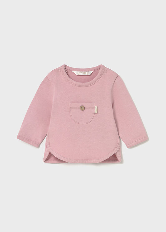 Camiseta rosa bebe
