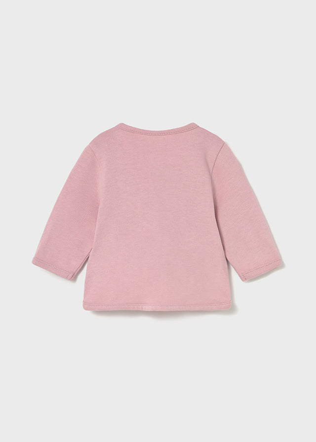 Camiseta rosa bebe