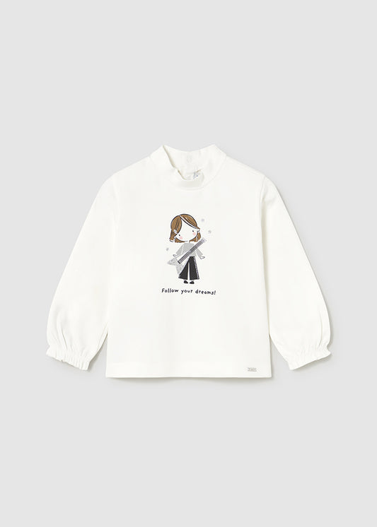 Camiseta semicisne muñeca bebé