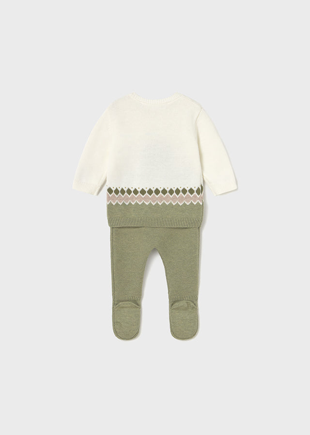 Conjunto tricot león