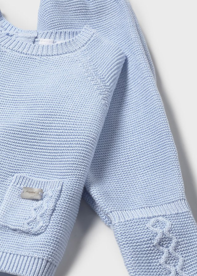 Conjunto tricot azul