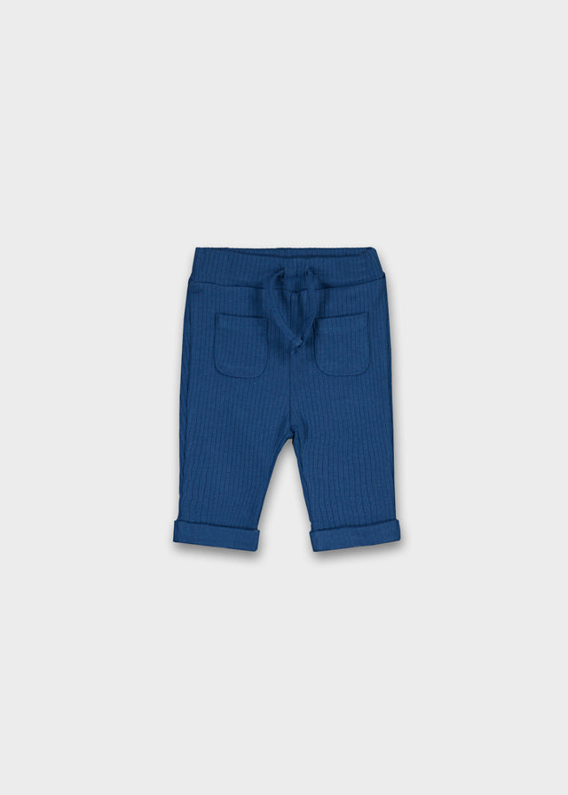 Pantalón azul canalé
