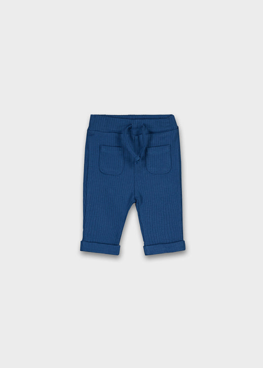 Pantalón azul canalé