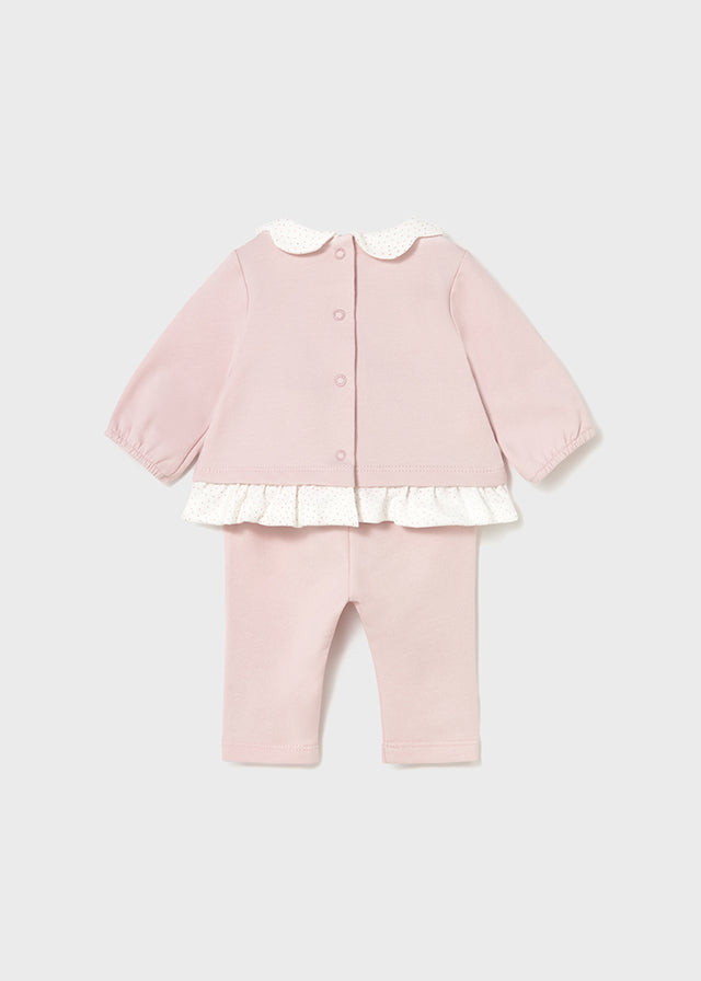 Conj. Legging rosa bebe
