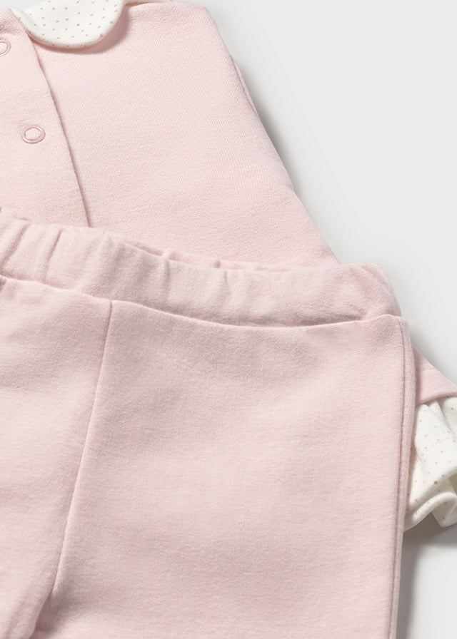 Conj. Legging rosa bebe