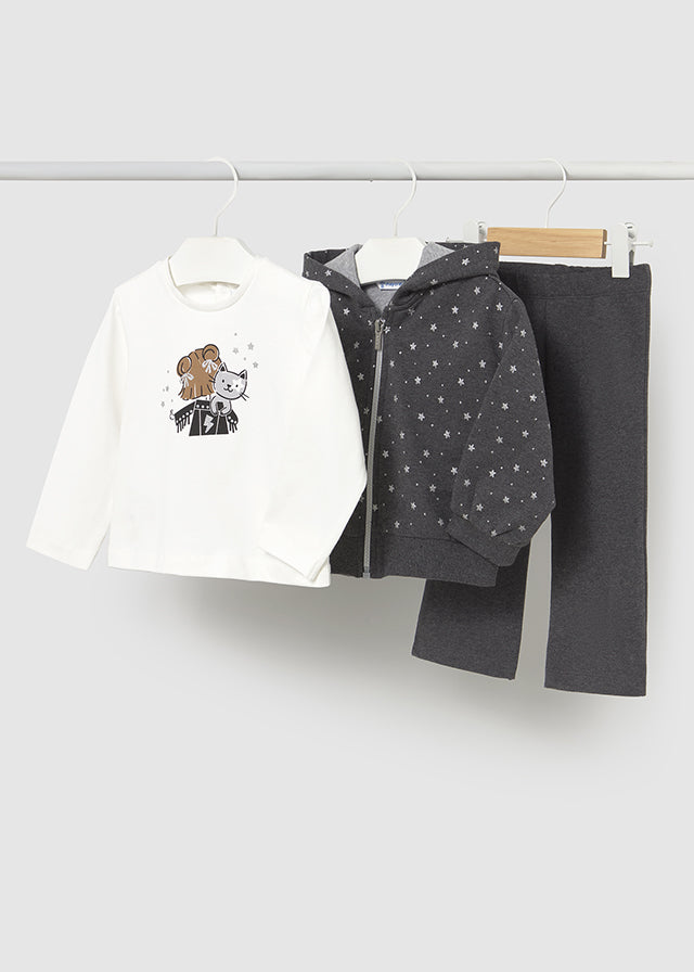 Chándal estrellitas con camiseta