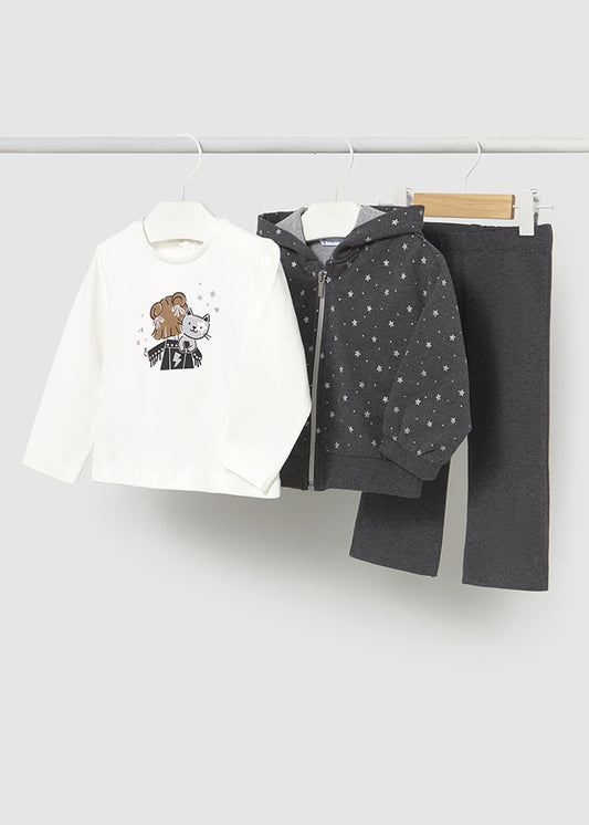 Chándal estrellitas con camiseta