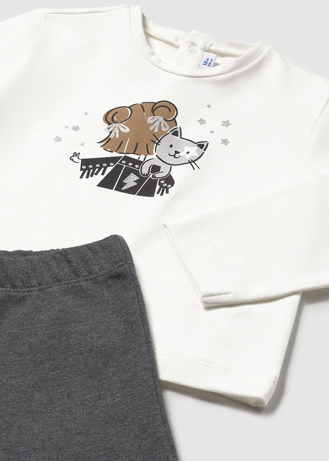 Chándal estrellitas con camiseta