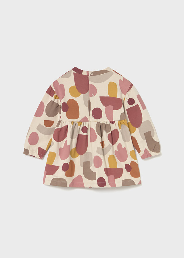 Vestido felpa estampado