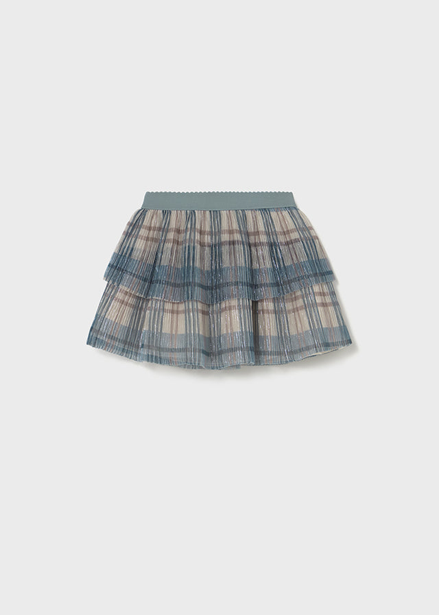 Conjunto 3 piezas falda cuadros