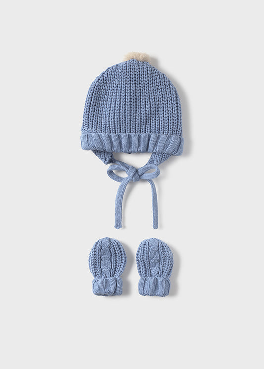 Conjunto gorro tricot