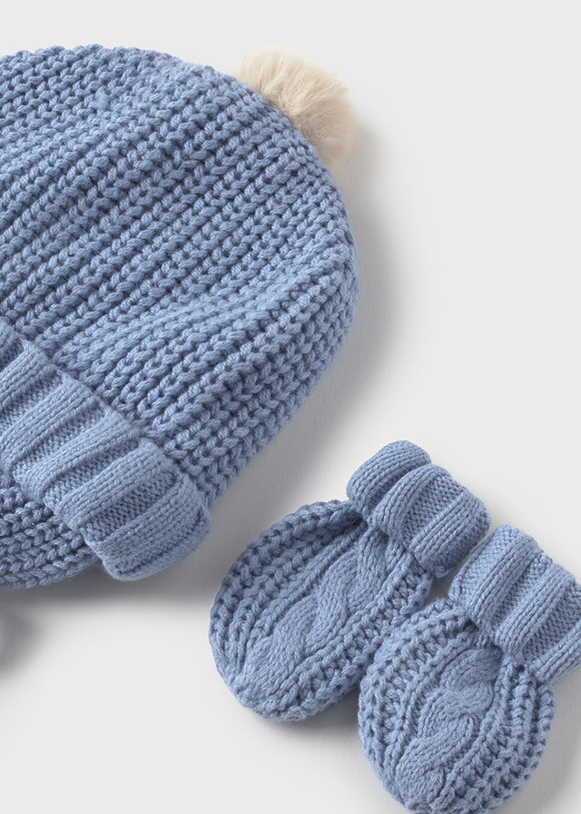 Conjunto gorro tricot
