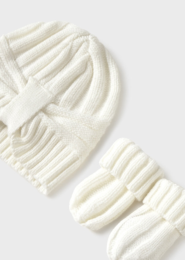 Gorro tricot crudo