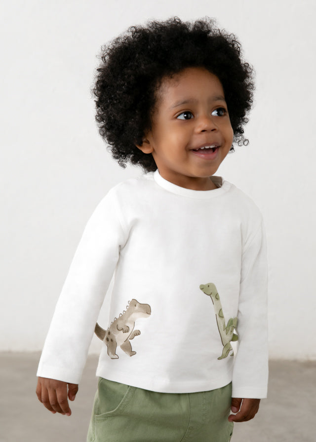 Camiseta dinosaurio bebé