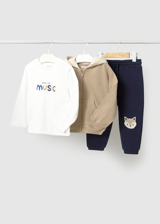 Chándal con sudadera animalito bebé