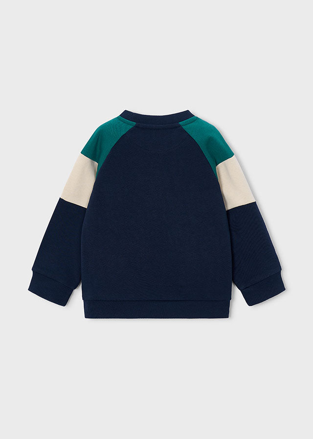 Sudadera combinada niño