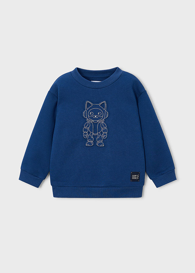 Sudadera embossed niño