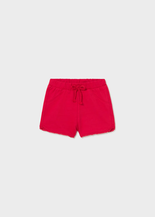 Short felpa rojo