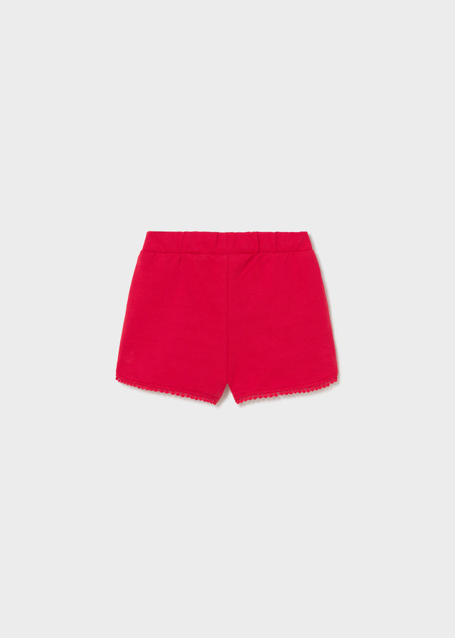 Short felpa rojo