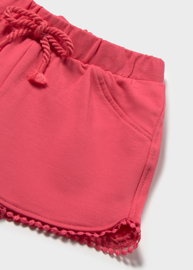 Short felpa rosa