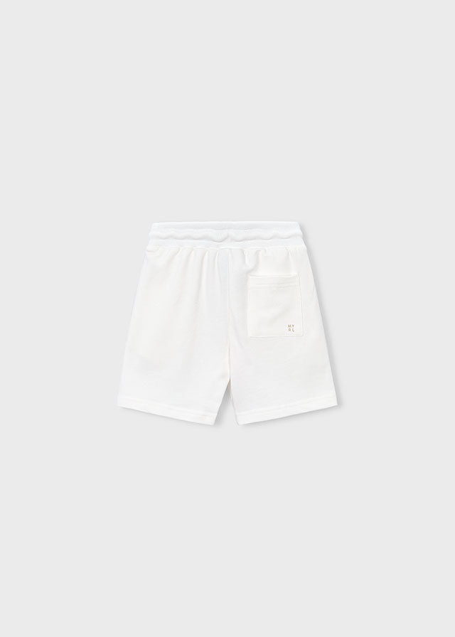 Bermuda básica blanca