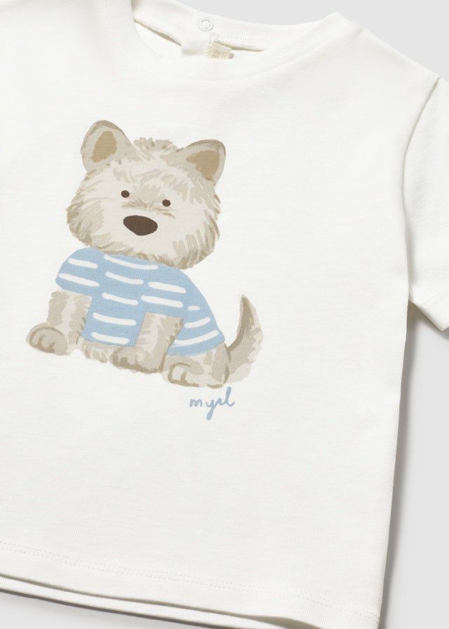 Camiseta con dibujo perro
