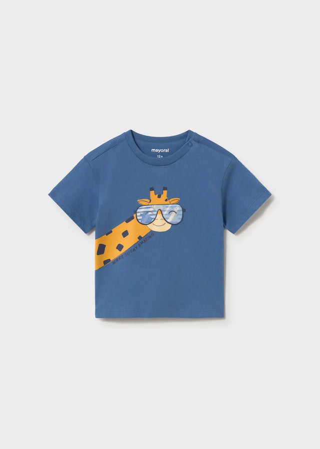 Camiseta interactiva jirafa