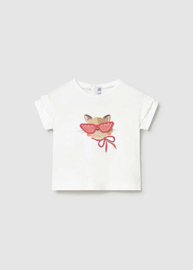 Camiseta interactiva gato