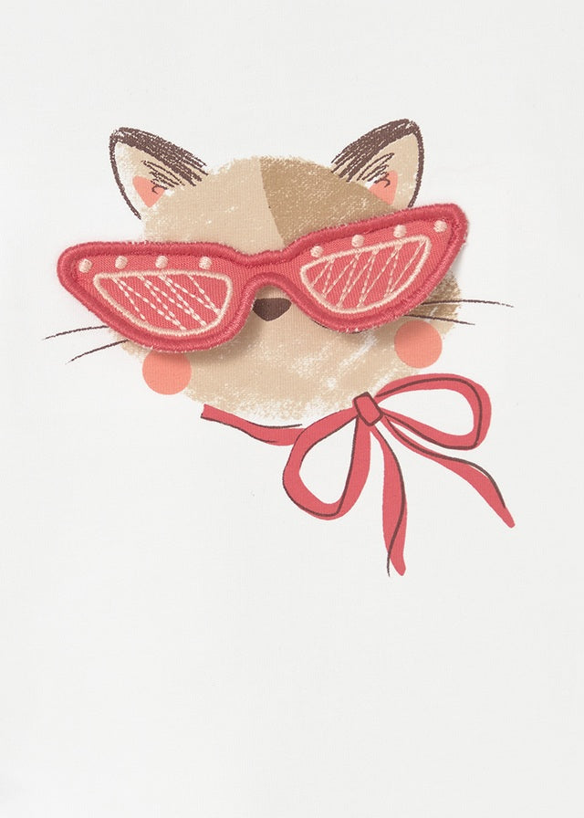Camiseta interactiva gato