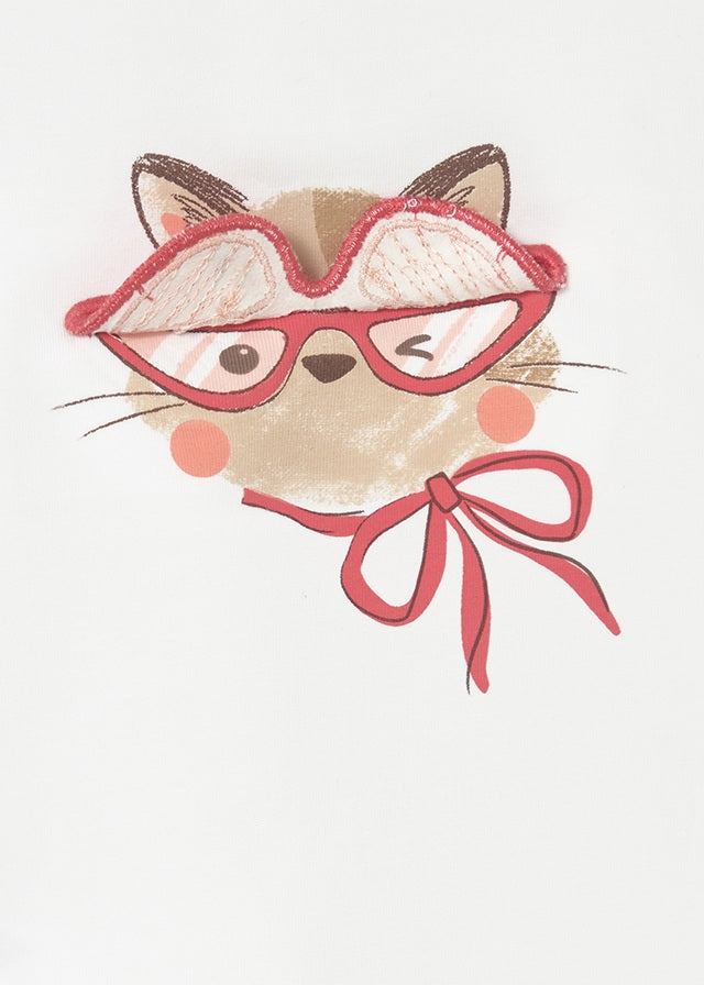 Camiseta interactiva gato