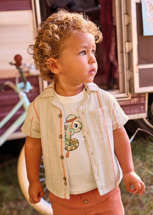 Camisa bambula rayas