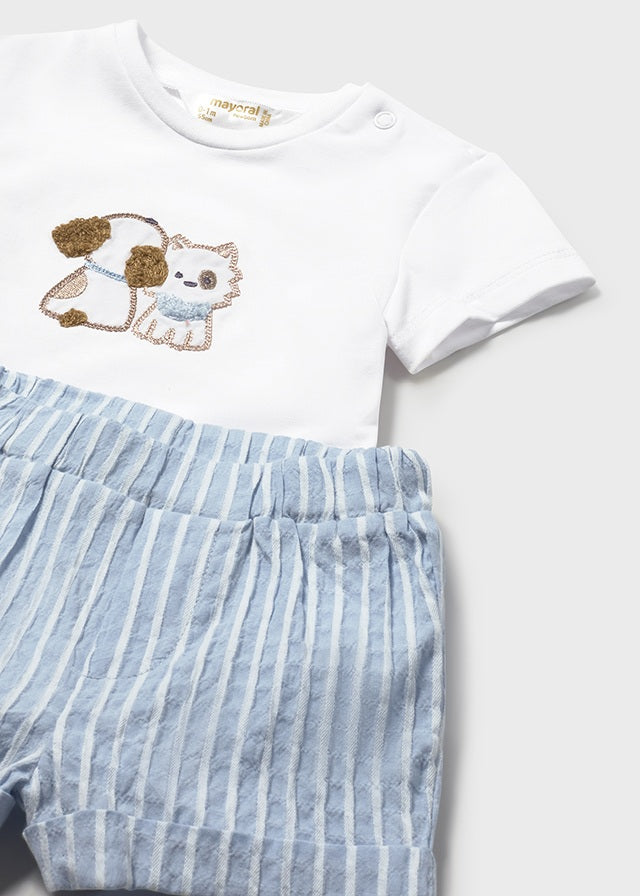 Conjunto perrito con gorro