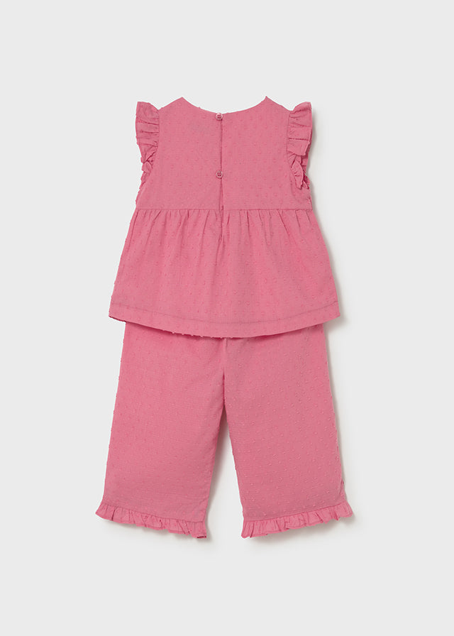 Conjunto topitos rosa
