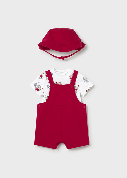 Conjunto 3 piezas con peto
