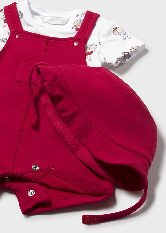 Conjunto 3 piezas con peto