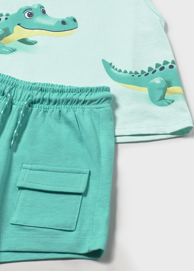 Conjunto 3 piezas cocodrilo